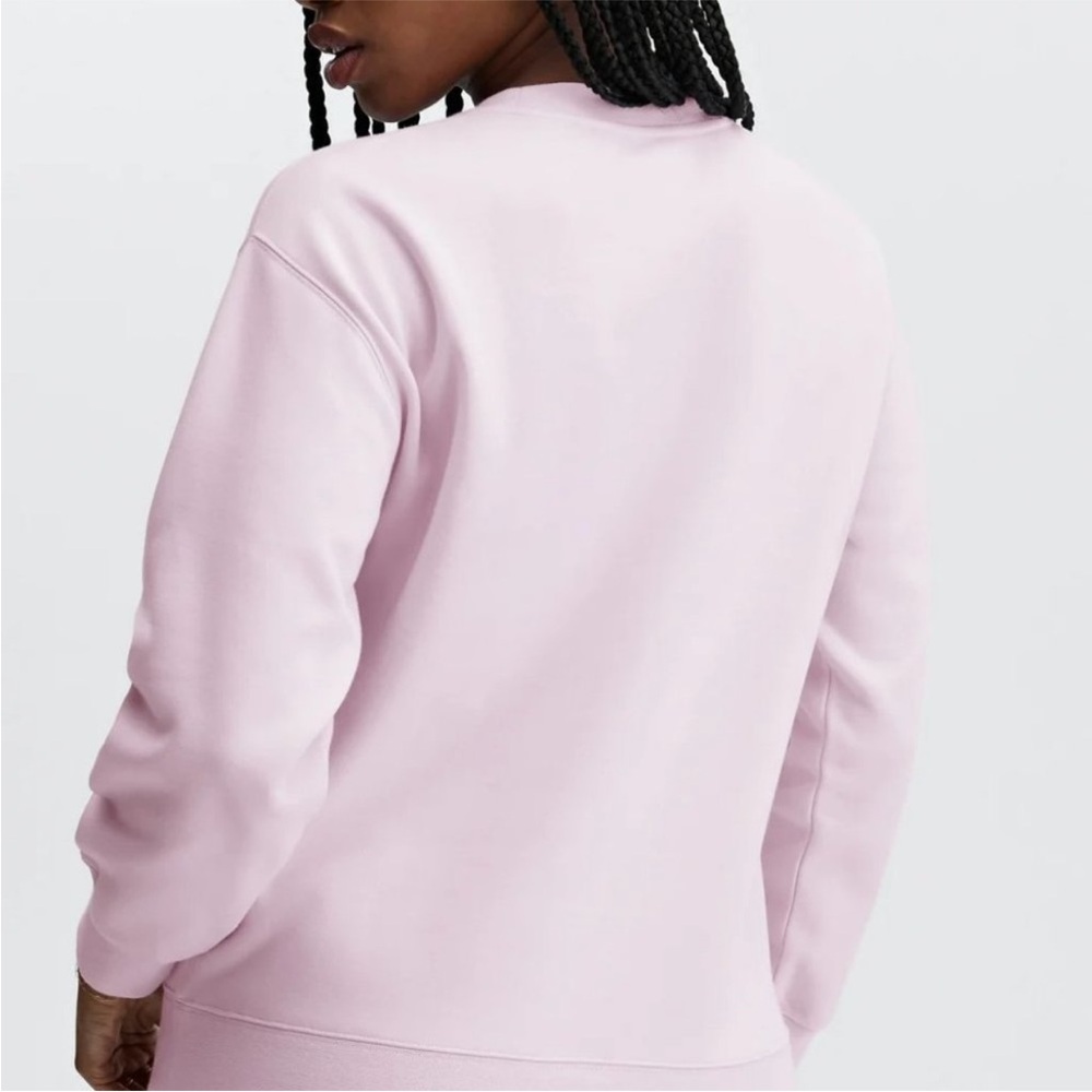 Fabletics Go-to Crewneck Sweater sweatshirt Icy Lavender - Picture 2 of 4